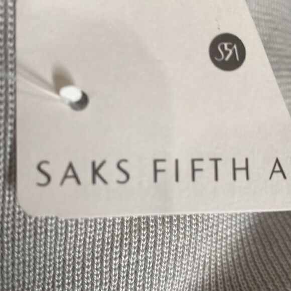 Vintage Barry Bricken Silver/Gray Textured Silk Blend Crewneck Sweater Size L - Picture 5 of 8